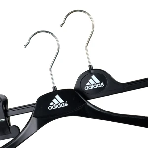 Black Plastic Sportswear Hangers Branded With White Print Adidas Logo - West Ham FC