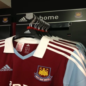 Black Plastic Sportswear Hangers Branded With White Print Adidas Logo - West Ham FC