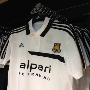 Black Plastic Sportswear Hangers Branded With White Print Adidas Logo - West Ham FC
