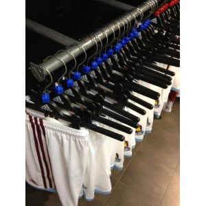 Black Plastic Sportswear Hangers Branded With White Print Adidas Logo - West Ham FC