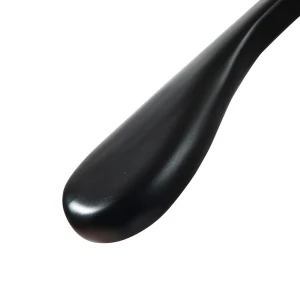 Respraying Natural Broad Wooden Hangers Into A Black Matt Finish