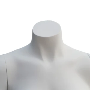 Neck Of Female Headless White Matt Sports Running Mannequins