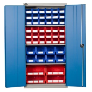 Industrial Cupboards With Plastic Bins