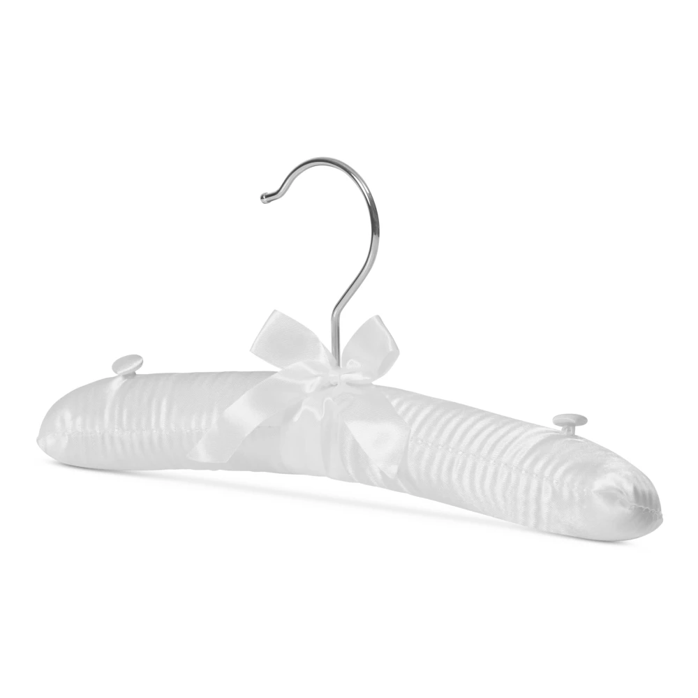 Ivory Satin Padded Lingerie Hangers 26cm (Box of 100) - 56025
