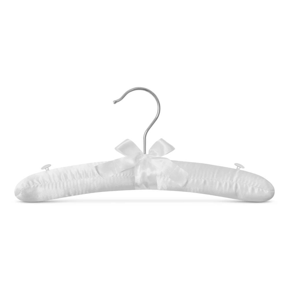 Ivory Satin Padded Lingerie Hangers 30cm (Box of 100) - 56026