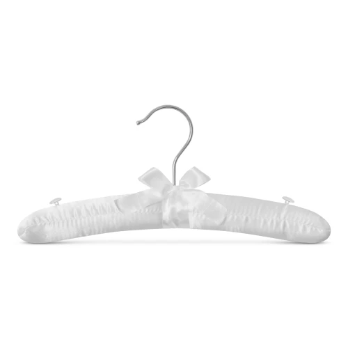 Ivory Satin Padded Lingerie Hangers 30cm (Box of 100) - 56026