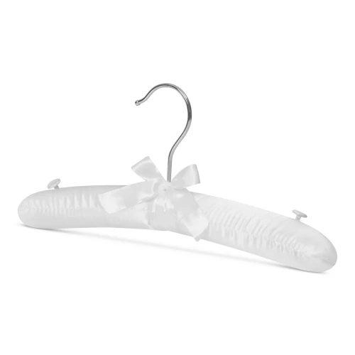 Ivory Satin Padded Lingerie Hangers 30cm (Box of 100) - 56026