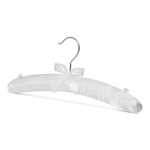 Ivory Satin Padded Lingerie Hangers 35cm (Box of 100) - 56027