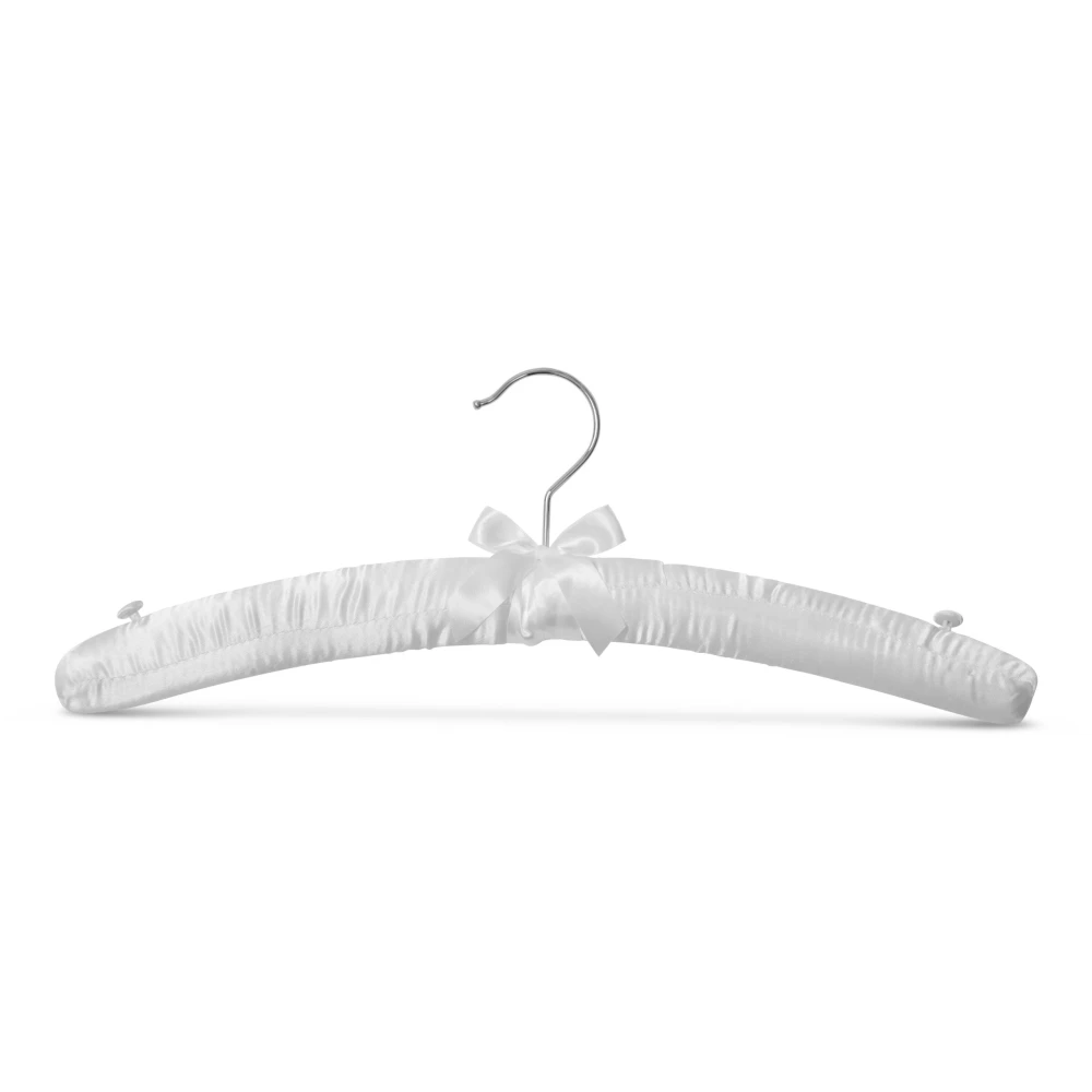 Ivory Satin Padded Lingerie Hangers 41cm (Box of 100) - 56028