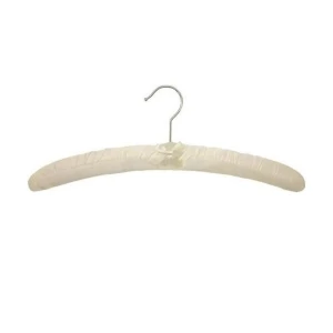 Ivory Satin Padded Lingerie Hangers 41cm (Box of 100) 56028