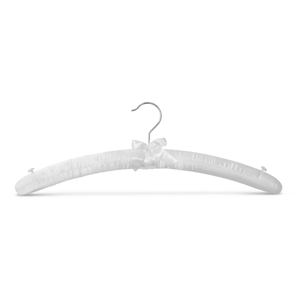Ivory Satin Padded Lingerie Hangers 47cm (Box of 100) - 56029