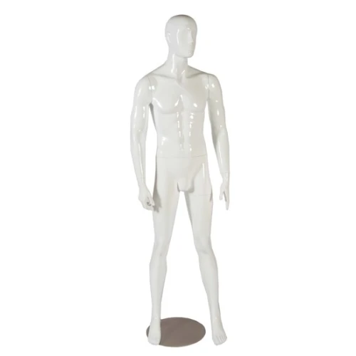 Kai White Gloss Partial Features Male Mannequin 70115