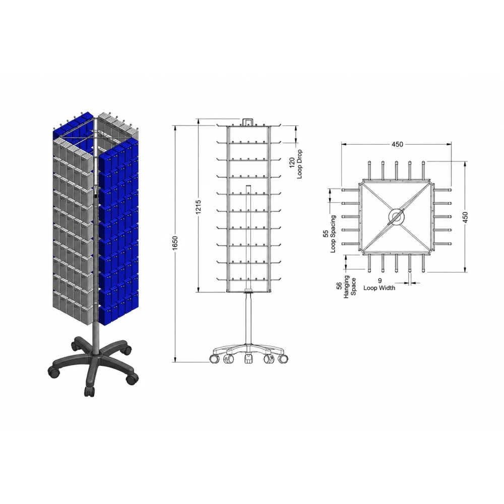 Keyring Display Spinner - 15002