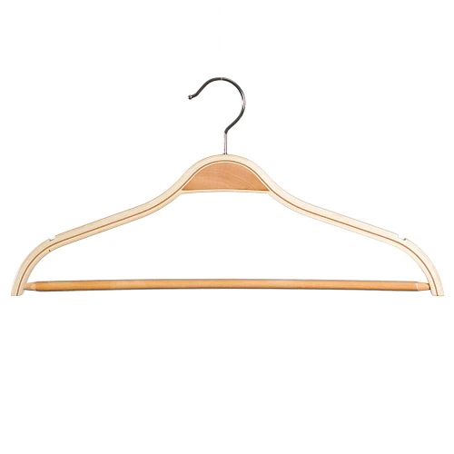 Laminated Wooden Suit Clothes Hangers 42cm (Box of 100) 51031