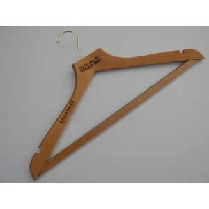 Laser Engraved FSC Wooden Hangers, UK