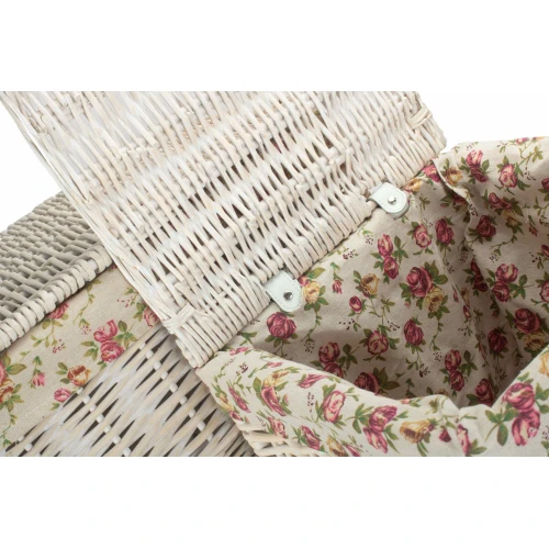 Linen Lined Wash Baskets Set Of Two - 95322