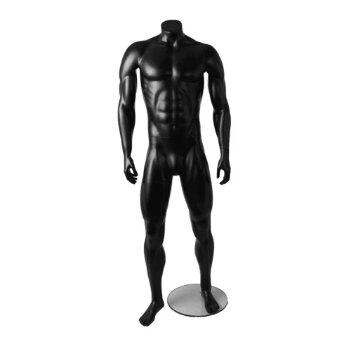 Male Black Athletic Muscular Mannequin 74118