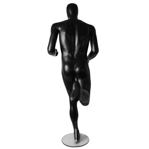 Male Black Athletic Runner Mannequin - 74119