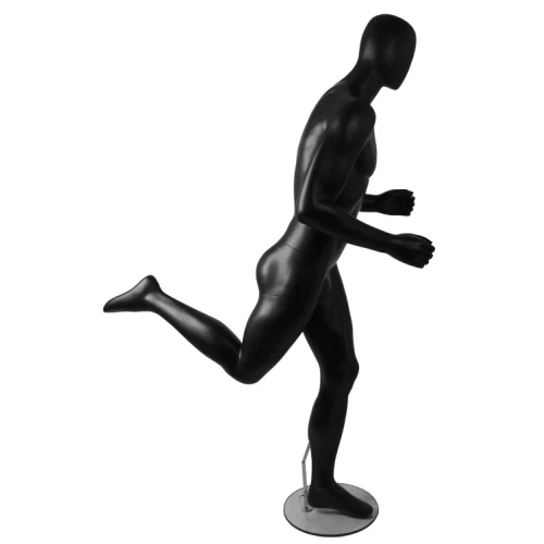 Male Black Athletic Runner Mannequin - 74119