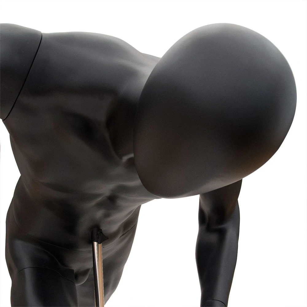 Male Black Matt Sprinter Mannequin 74114