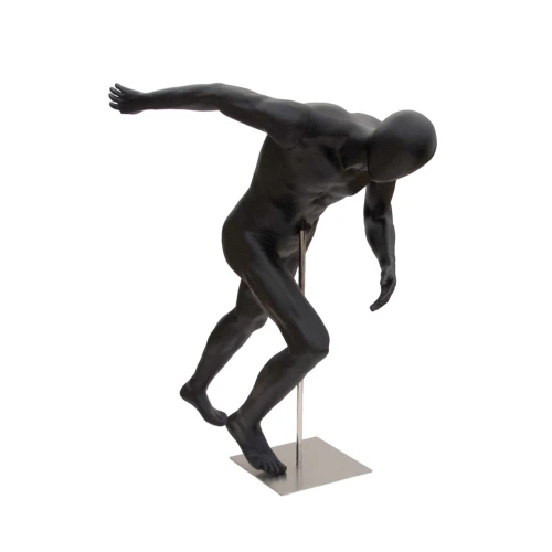 Male Black Matt Sprinter Mannequin 74114