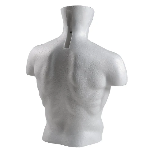 Male Body Form - White or White Painted Granite Finish - Stand Included 77105