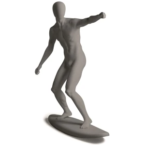 Male Grey Sports Mannequins - Surfer 74122