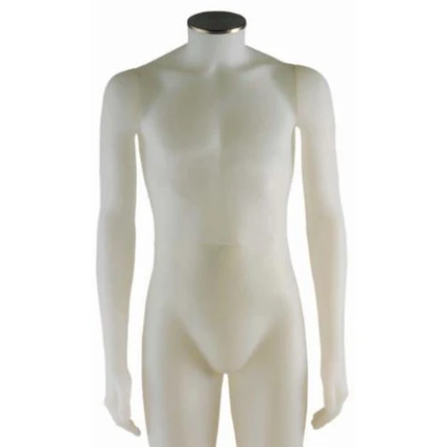 Male Headless Opal White Torso Mannequin 77017