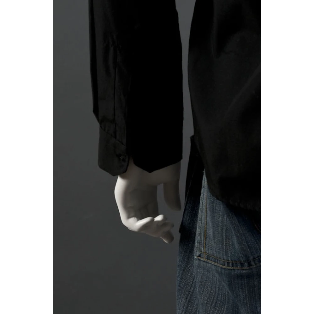 Male Headless White Matt Mannequin - Hands at Side - Straight Pose 70301