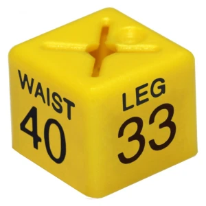 Menswear Trouser Size Cubes (Pack of 50) 58008