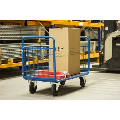 Mesh Double & Single Side Platform Trolley 1000mm 95818