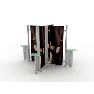 Modular Linear Display & Poseur Tables  - 2150mm (H) x 3100mm (W) 84228