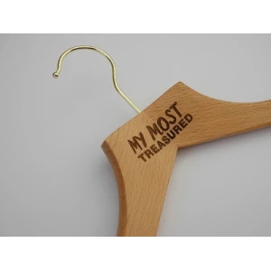 Logo Wooden Hangers - FSC, UK - My Most Treasured
