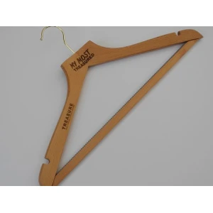 Logo Wood Coat Hangers - FSC, UK - My Most Treasured