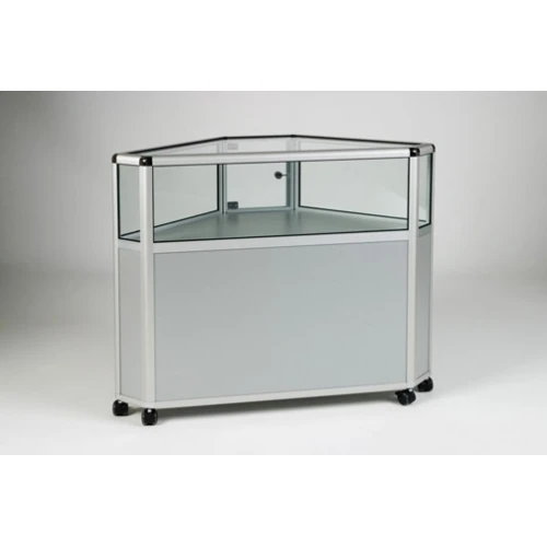 One Third Glass Display Corner Counter 810mm 26013