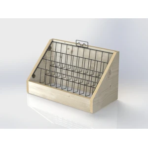 Organic Wooden Counter Stand