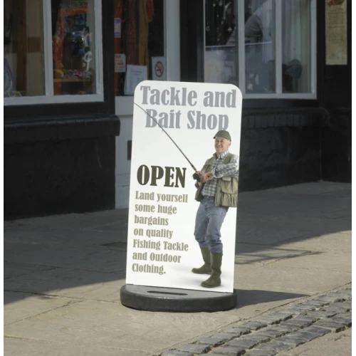 Panel Signs UK | Forecourt Sign Wedge | Pavement Boards