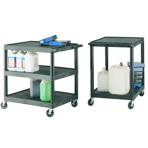 Plastic Shelf Trolley - 2 Shelves 99882