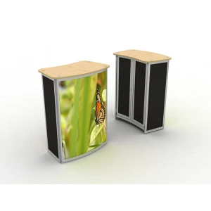 Point Of Sale Folding Counter Display With Doors 30104