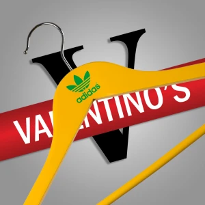 Green Printed, Yellow Painted Coathanger - Adidas