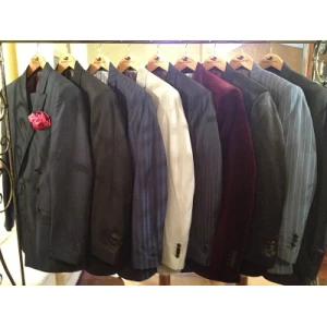 Natural Wooden Coat Hangers, Branded With A Black Print Logo - Borgioli