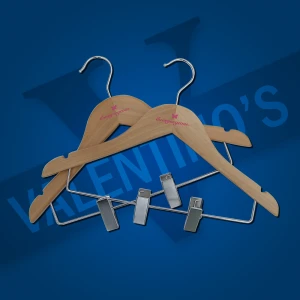 Babies, Child Printed Bespoke Manufactured Wooden Hangers Branded With Pink Logo - ilovegorgeous