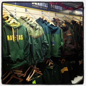 Personalised Wooden Coat Hangers, Branded With Logo - Navitas, Apparel For Living