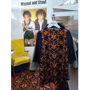 Child Printed Personalised Hangers Branded With Black Logo - Weasel and Stoat