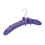 Satin Padded Coat Hangers With Shoulder Beads