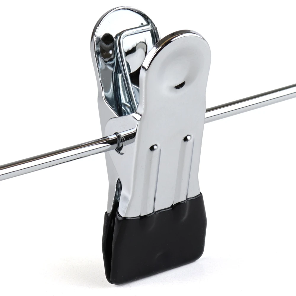 Shaped Wooden Suit Hangers With Clips 44cm