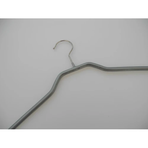 Silver 40cm Shaped Shirt Hangers (Box of 100) - 55021