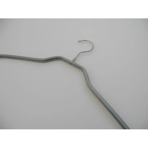 Silver 40cm Shaped Shirt Hangers (Box of 100) - 55021