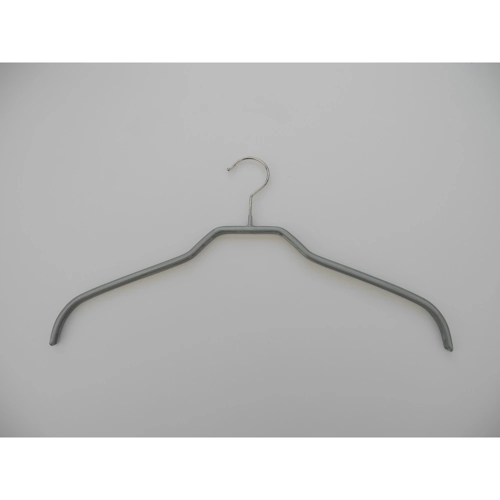 Silver 40cm Shaped Shirt Hangers (Box of 100) 55021