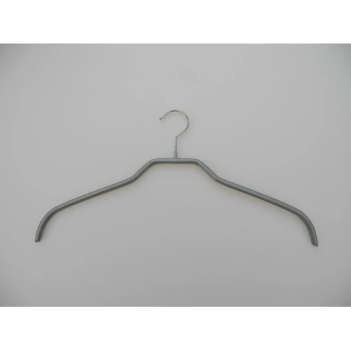 Silver 40cm Shaped Shirt Hangers (Box of 100) 55021